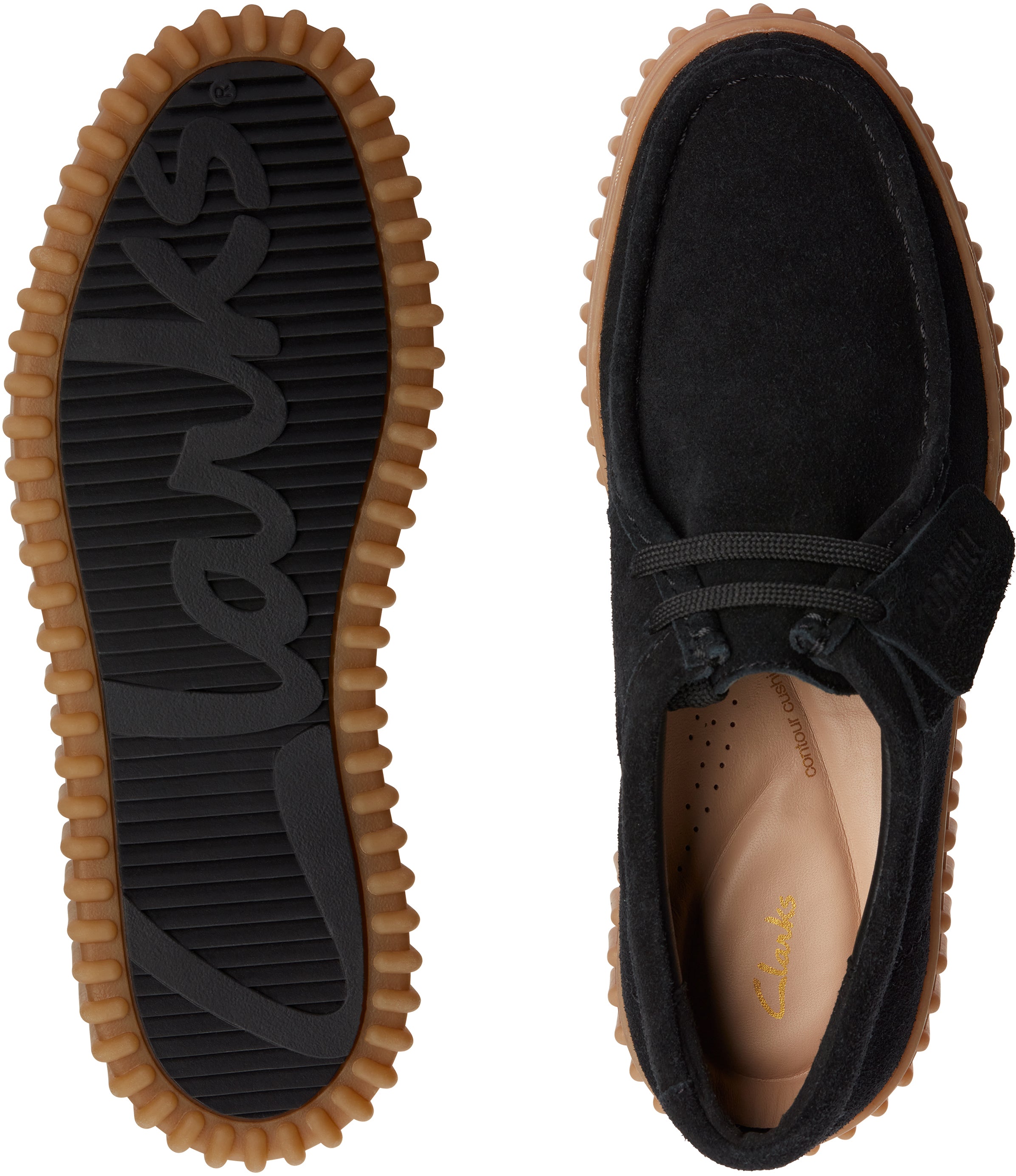 Torhill Bee ruskind sko - Black Sde